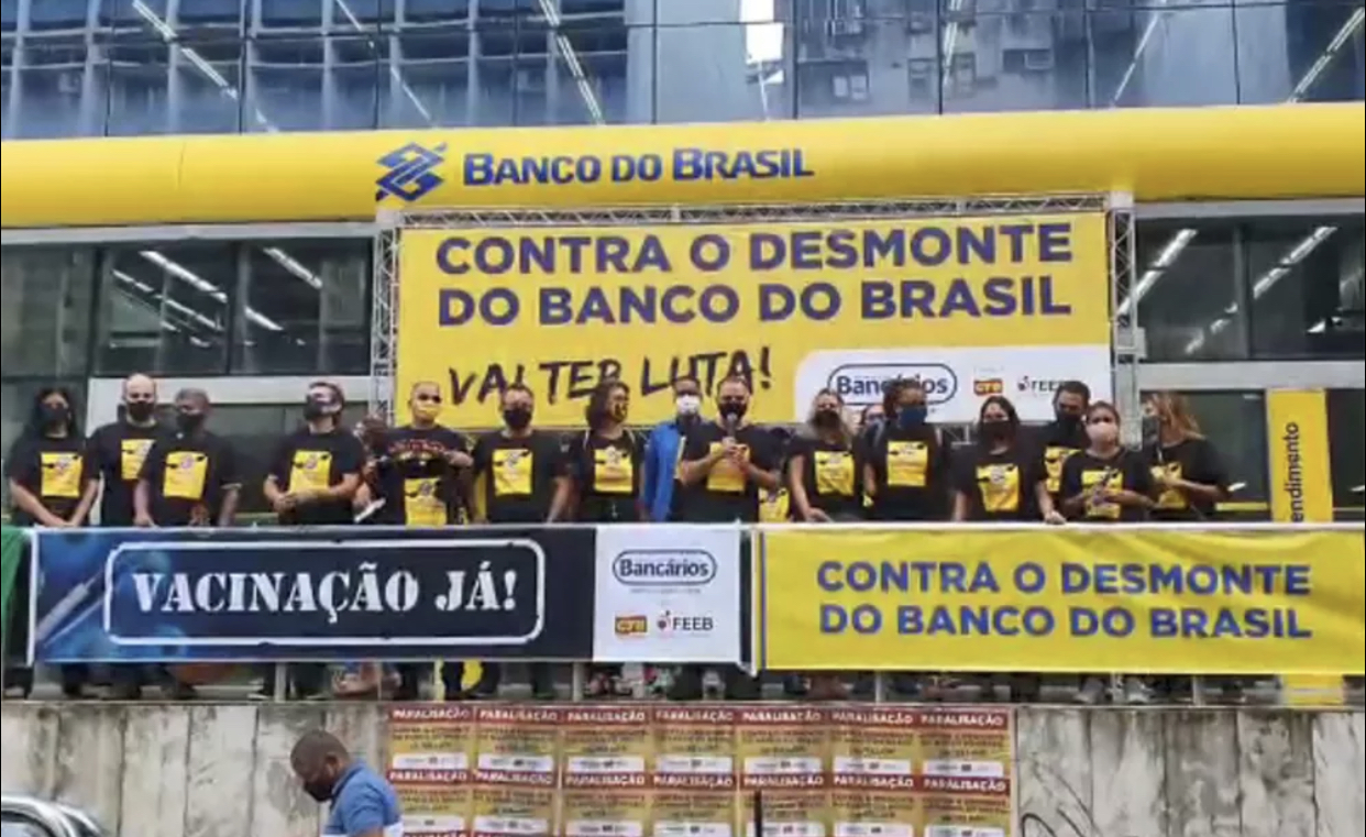 MAIS EMPRESAS FECHANDO AS PORTAS Funcionários do Banco do Brasil